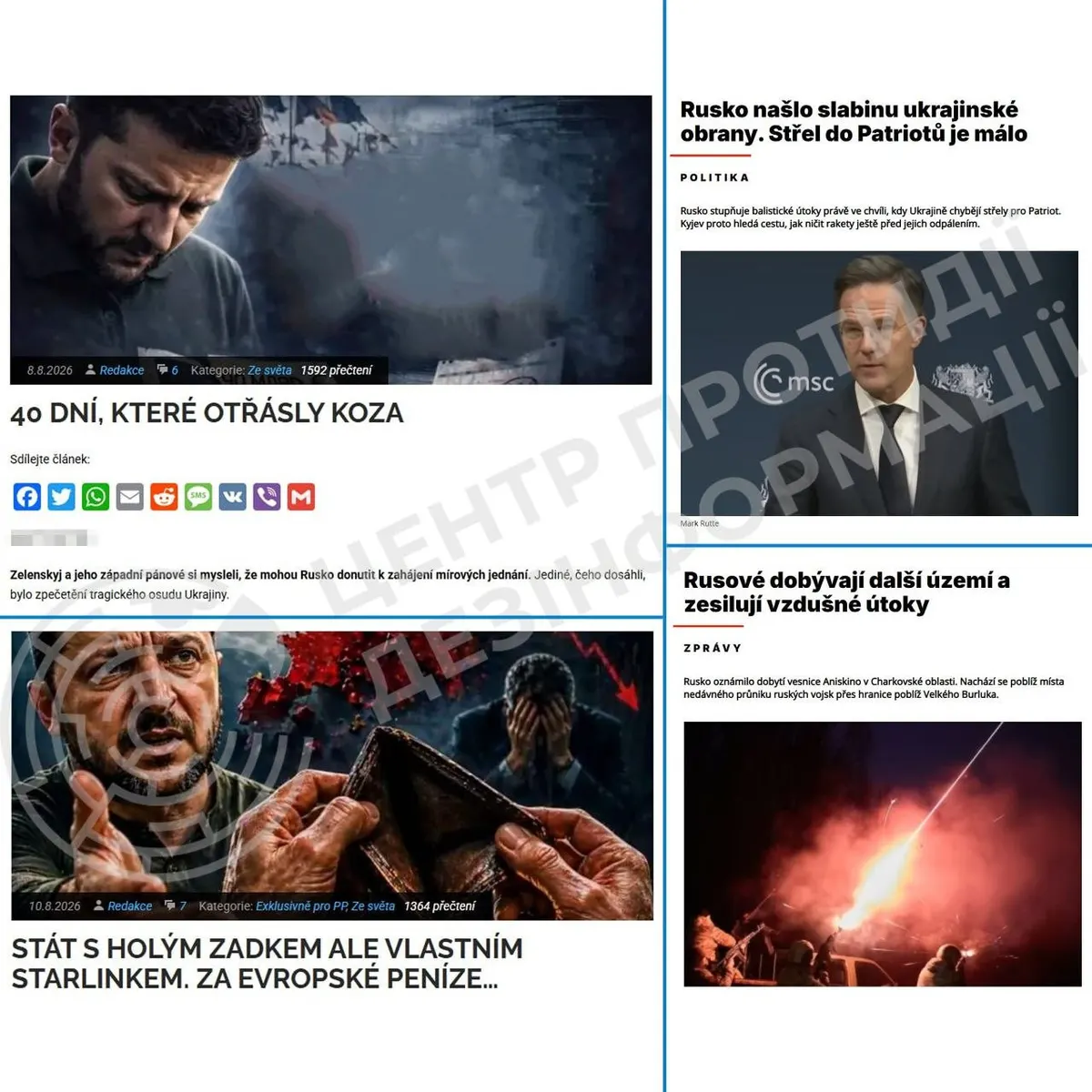 Як Кремль інформаційно тисне на Чехію: розбір антиукраїнських наративів