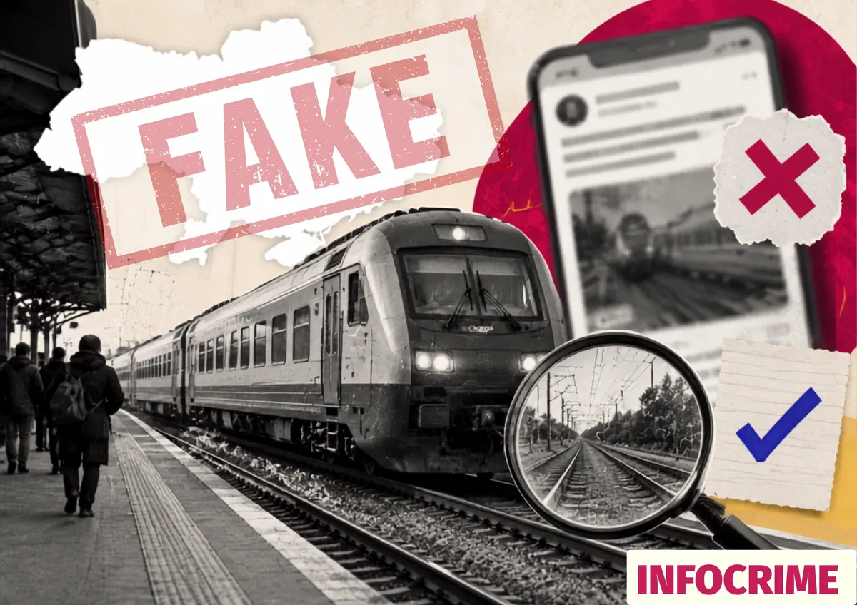 Фейк про «атаку на потяг Львів–Дніпро»: як реальну евакуацію підмінили вигадкою