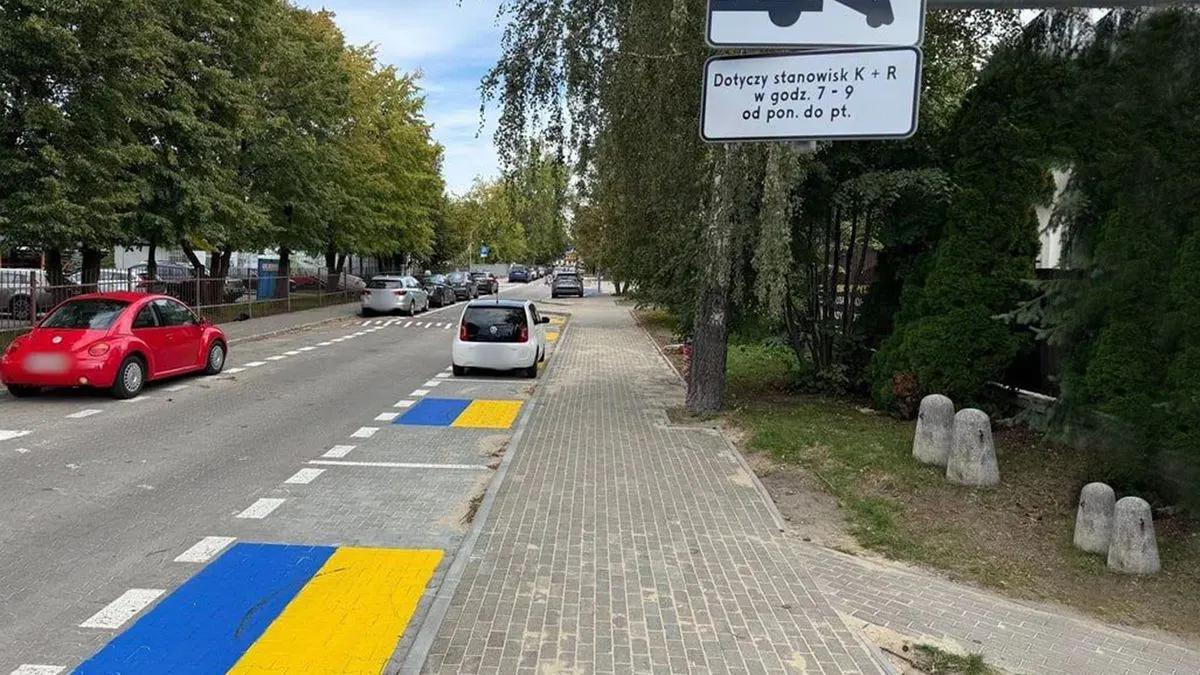 Синьо-жовта парковка в Рашині: як стандартну розмітку перетворили на інфопривід